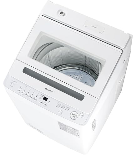 Amazon.co.jp: シャープ 9.0kg 全自動洗濯機 ゴールド系SHARP 穴なし槽